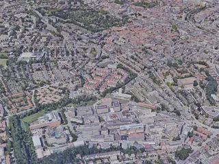 Zurich City, Switzerland (2019) 3D Model preview