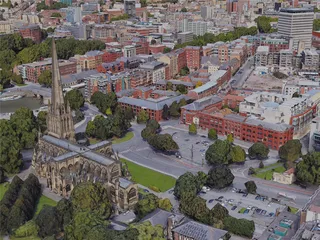 Bristol City, UK (2019) 3D Model preview