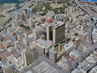 Durban City, South Africa (2019) 3D Model preview