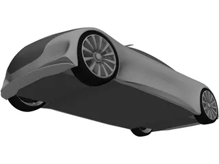 Mercedes-Benz Vision EQS (2019) 3D Model preview