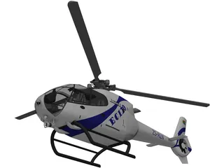 Eurocopter EC-120 3D Model preview