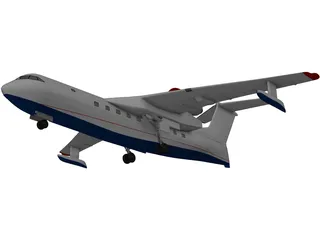 Beriev Be-200 Altair 3D Model preview