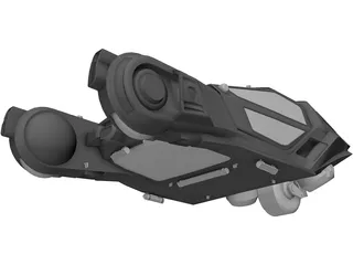 Blade Runner 2049 Spinner 3D Model preview