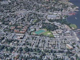 New York City, Staten Island, USA (2019) 3D Model preview