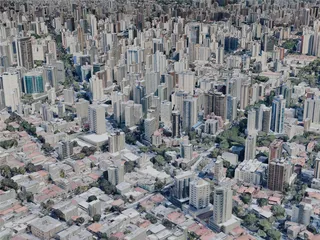 Belo Horizonte City, Brazil (2019) 3D Model preview