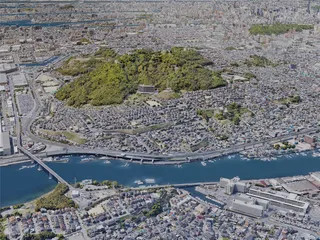 Hiroshima City, Japan (2019) 3D Model preview