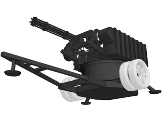 M61 Vulcan 3D Model preview