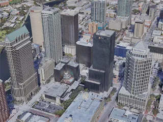Tampa City, FL, USA (2019) 3D Model preview