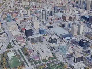 Winnipeg City, MB, Canada (2019) 3D Model preview