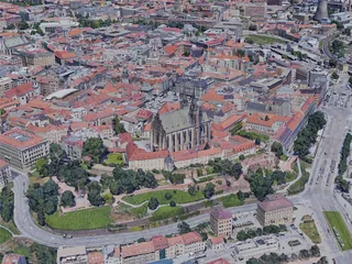 Brno City, Czechia (2019) 3D Model preview