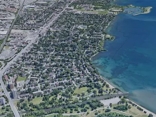 Etobicoke, Toronto, ON, Canada (2019) 3D Model preview