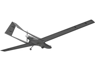 Bayraktar TB2 Tactical UAS 3D Model preview
