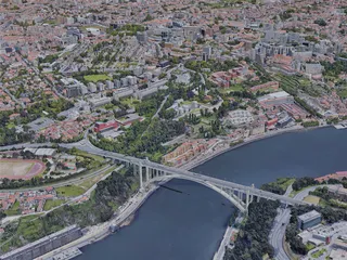 Porto City, Portugal (2019) 3D Model preview