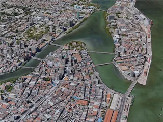 Recife City, Brazil (2019) 3D Model preview