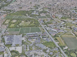 Reims City, France (2019) 3D Model preview