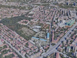 Sofia City, Bulgaria (2019) 3D Model preview
