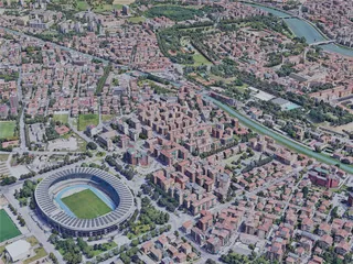 Verona City, Italy (2019) 3D Model preview