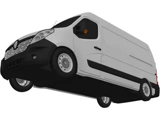 Renault Master (2017) 3D Model preview