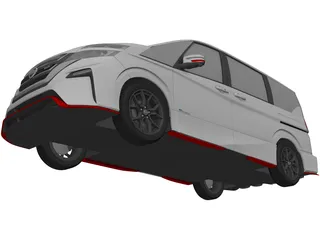 Nissan Serena Nismo (2016) 3D Model preview
