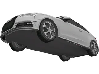 Audi A3 (2013) 3D Model preview