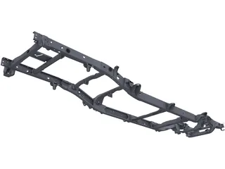 Chevrolet Silverado Frame (2005) 3D Model preview