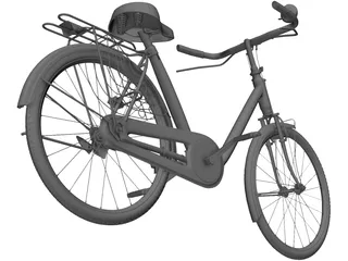 Bicycle 3D Model preview