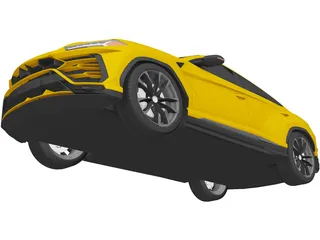 Lamborghini Urus (2019) 3D Model preview