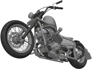 Yamaha Bobber 3D Model preview