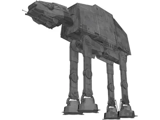 Star Wars ATAT 3D Model preview