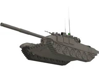 T-90 3D Model preview