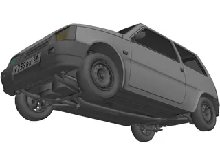 VAZ 1111 Oka 3D Model preview