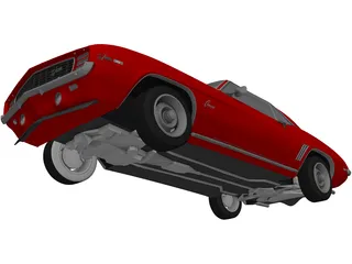 Chevrolet Camaro Z28 Cabrio (1969) 3D Model preview