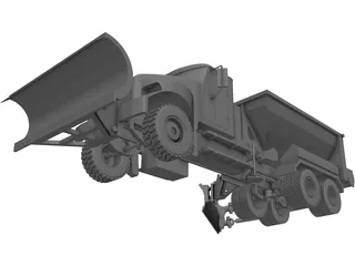 Snow Plow 3D Model preview