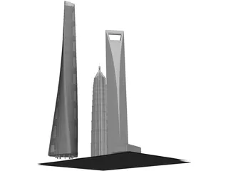 Shanghai Tower 3D Model preview