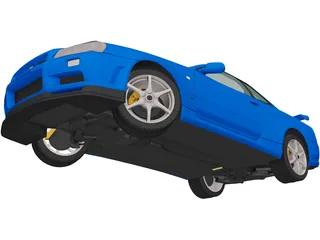 Nissan Skyline GTR R34 3D Model preview