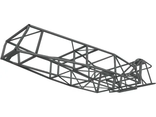 Lotus 7 Chassis 3D Model preview