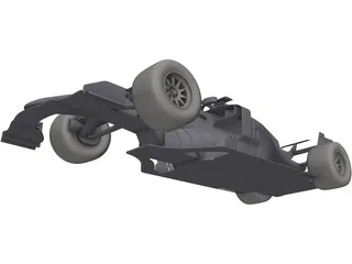 Mercedes Formula One 3D Model preview