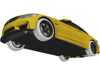 BMW M4 3D Model preview
