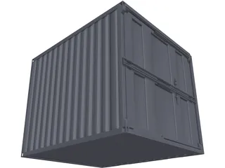 Container 10ft 3D Model preview