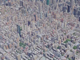New York City, Midtown Manhattan, USA (2019) 3D Model preview