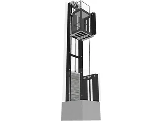 Elevator 3D Model preview