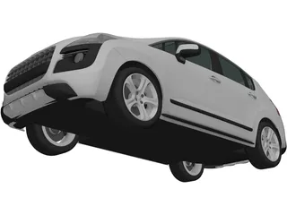 Peugeot 3008 3D Model preview
