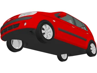 Hyundai Getz (2006) 3D Model preview