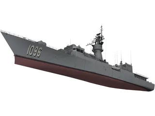 USS Knox 3D Model preview
