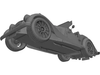 Morgan Roadster 3D Model preview