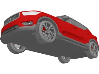Volvo XC40 (2020) 3D Model preview