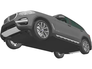 BMW X3 xLine [G01] (2018) 3D Model preview