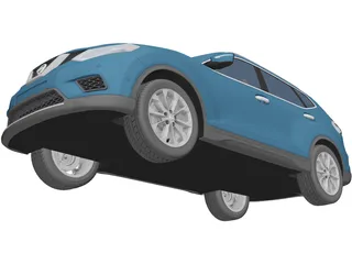 Nissan Rogue (2014) 3D Model preview