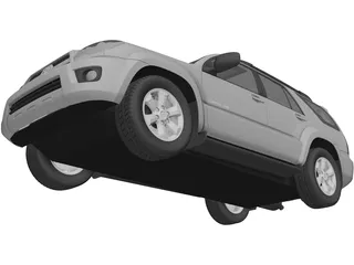Toyota 4Runner (2009) 3D Model preview
