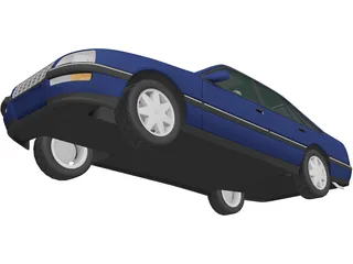 Opel Senator (1987) 3D Model preview